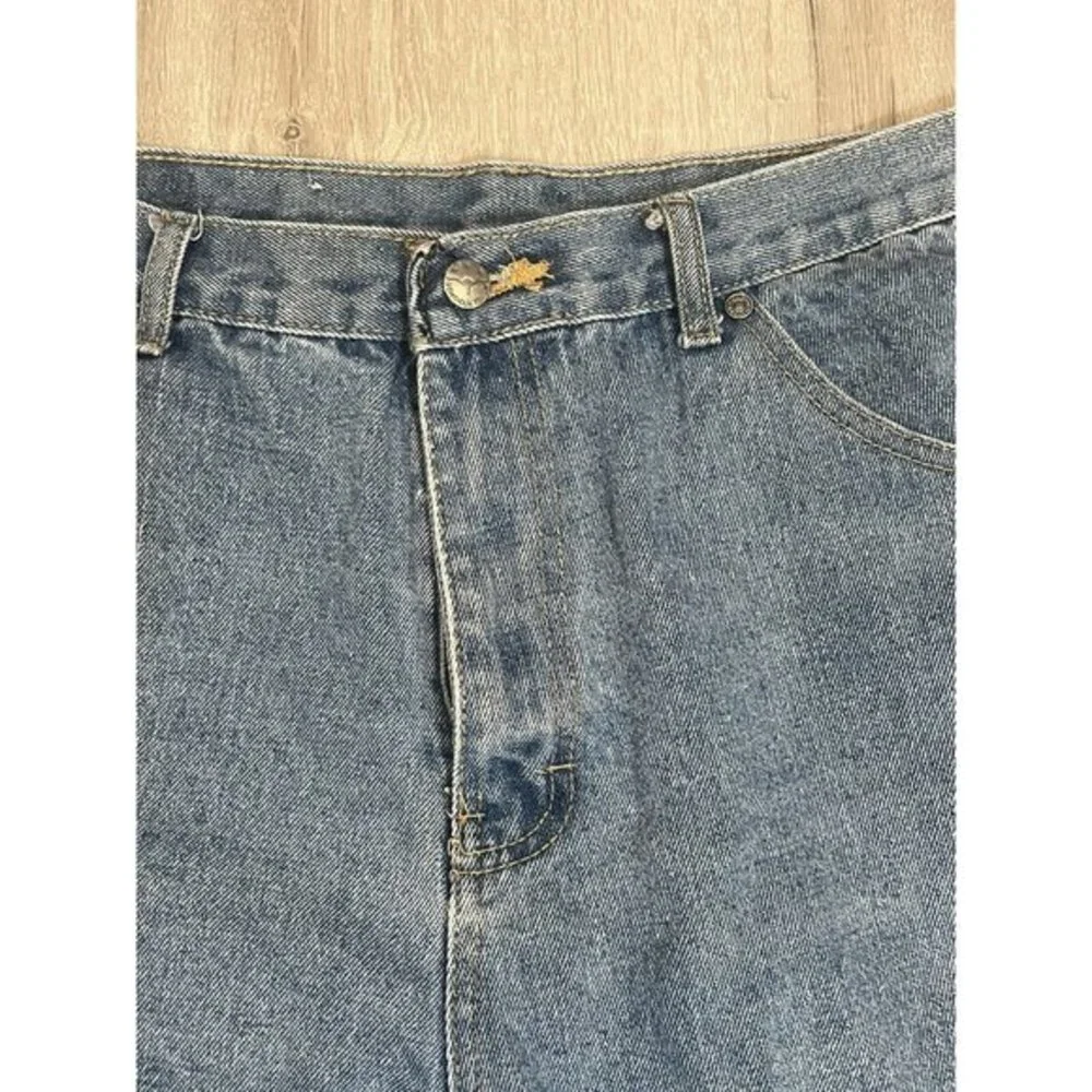 Chisholm Trail Jeans Mens 38x32 Regular Straight‎ Blue Denim